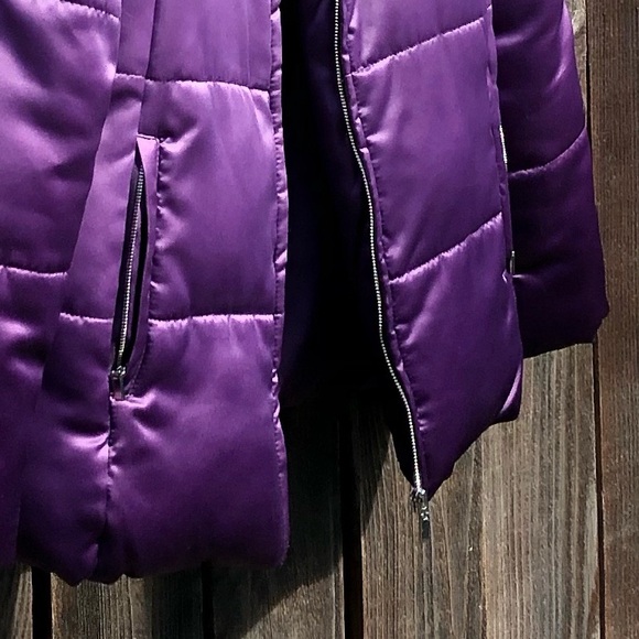 Christopher & Banks purple coat size medium - Picture 7 of 17